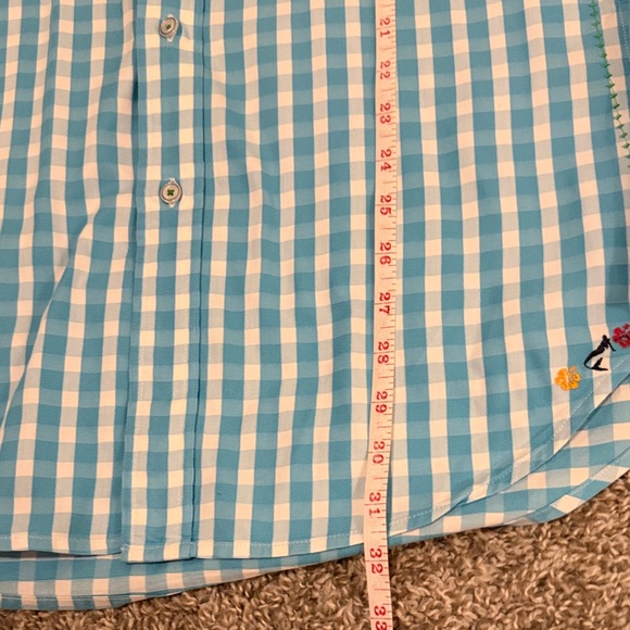 Robert Graham Checkered Gingham Button Up Dress Shirt Mens Large - Picture 7 of 8